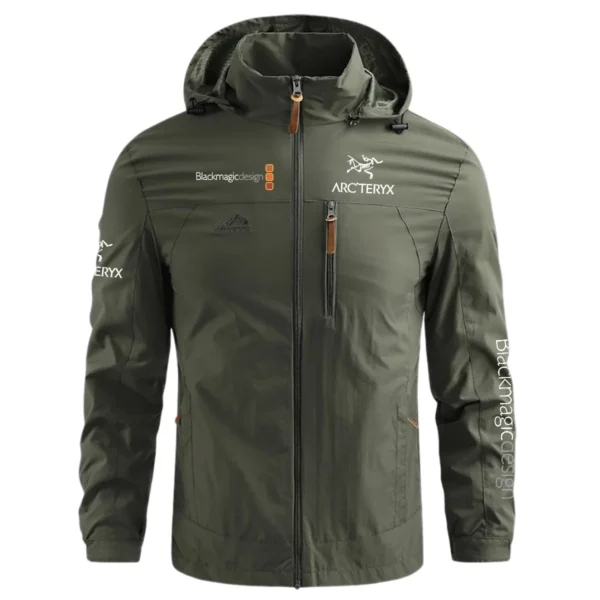 Arc'teryx x Blackmagic Design Gift For Photographers Waterproof Outdoor Jacket BL2611240A3ATRBMD - ArmyGreen