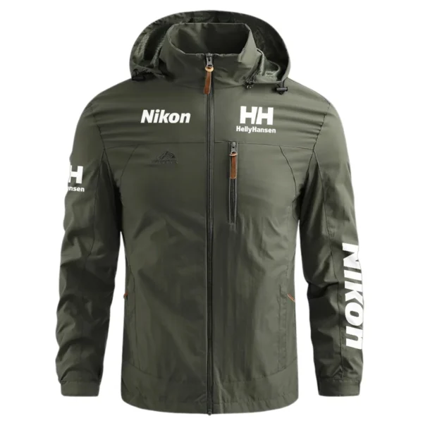 Helly Hansen x Nikon Gift For Photographers Waterproof Outdoor Jacket BL2611240A3HHNK - ArmyGreen