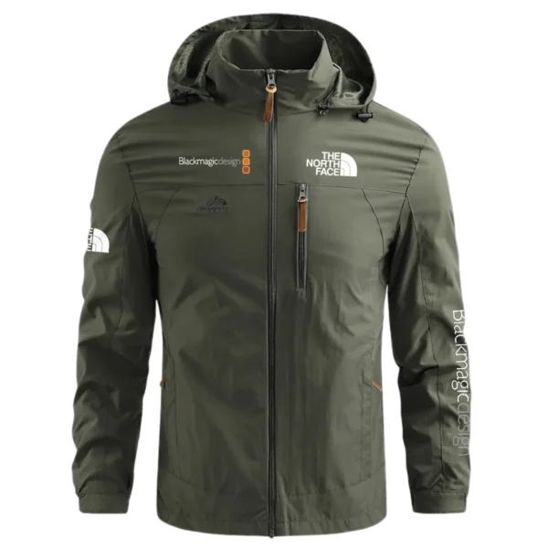 The North Face x Blackmagic Design Gift For Photographers Waterproof Outdoor Jacket BL2611240A3TNFBMD - ArmyGreen