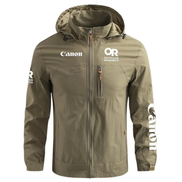Outdoor Research x Canon Gift For Photographers Waterproof Outdoor Jacket BL2611240A3ORCN - Khaki