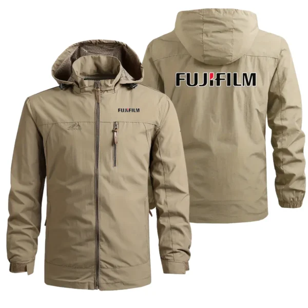 Fujifilm Photography Gift For Photographers Waterproof Outdoor Jacket BLPV99240AFJFWOJ - Khaki