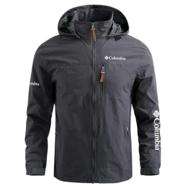 Columbia Sportswear Outdoor Clothing Brand Gift For Photographers Waterproof Outdoor Jacket BLBR912240A2CS - Gray