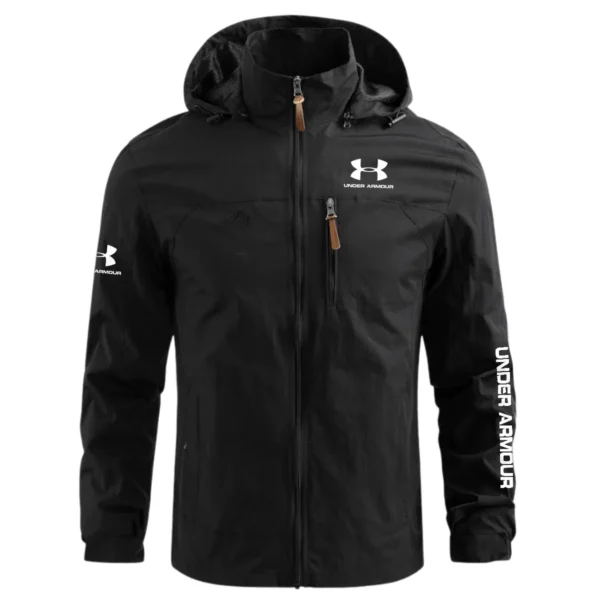 Under Armour Outdoor Clothing Brand Gift For Photographers Waterproof Outdoor Jacket BLBR912240A2UA - Black