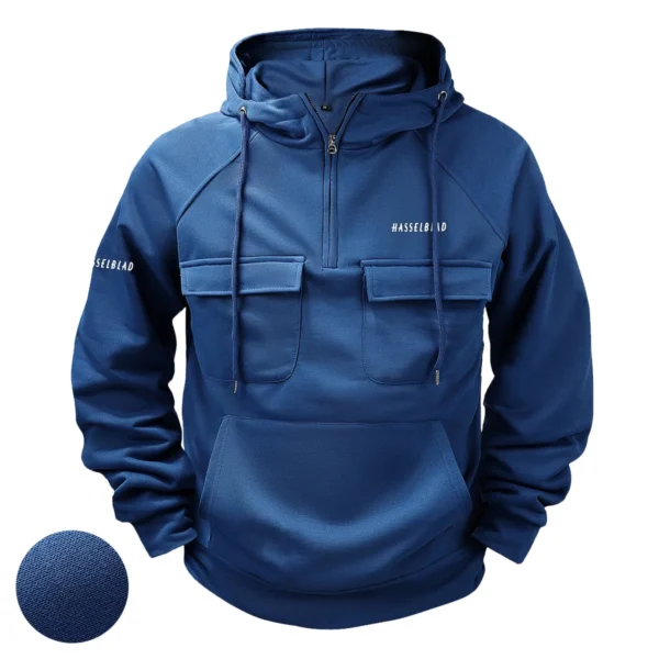 Hasselblad Photography Gift For Photographers Tactical Quarter Zip Hoodie BLNP1707240A1HSBQZH - DarkBlue