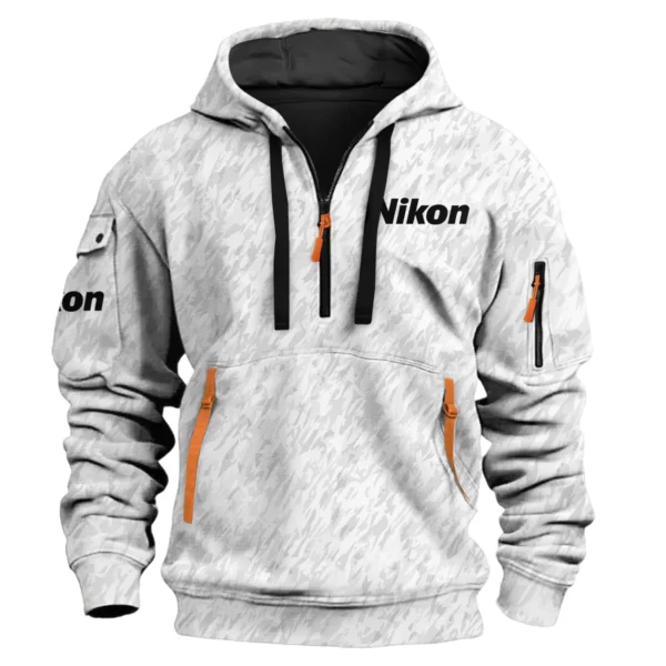 Nikon Photography Videography Exclusive Logo Fashion Hoodie Half Zipper BLPT10225NK - Color 72