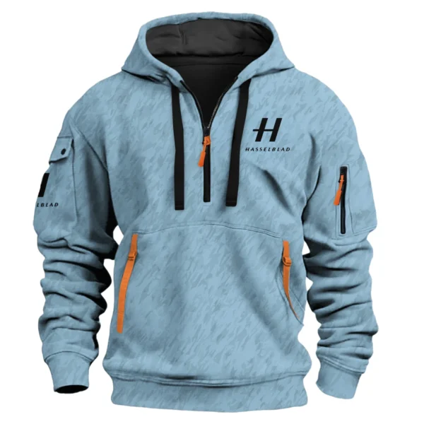 Hasselblad Photography Videography Exclusive Logo Fashion Hoodie Half Zipper BLPT10225HSB - Color 43