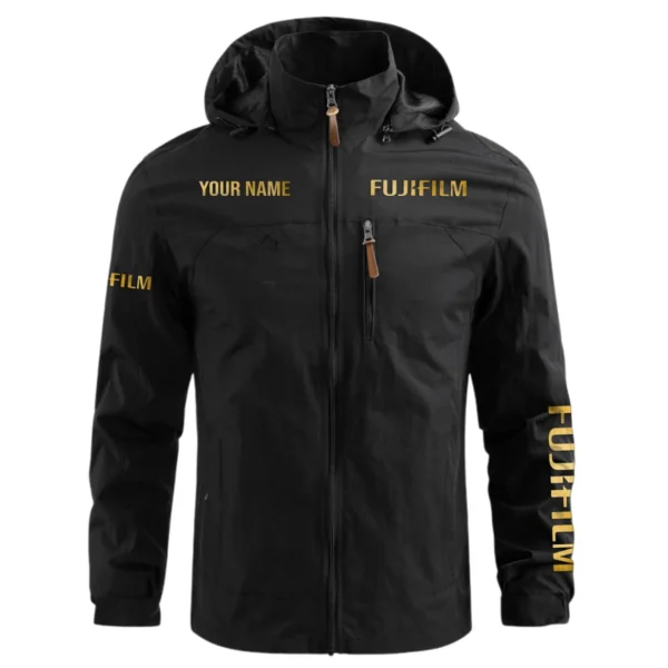 Special Release Personalized Name Fujifilm Photography Waterproof Outdoor Jacket Gift For Photographers BLPT2210240A01FJ - Black