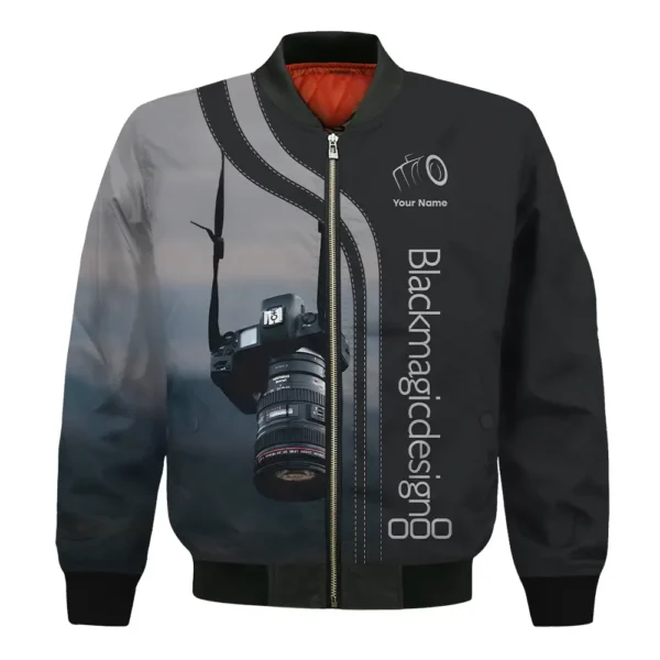 Personalized Gifts Custom Your Name Blackmagic Design Photography Gift For Photographers All Over Prints BL2510240A1BMD - Bomber - Image 2
