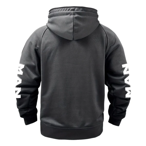MAN Truck Gift For Truckers Exclusive Logo Tactical Quarter Zip Hoodie BLT3225MAN - Gray - Image 3