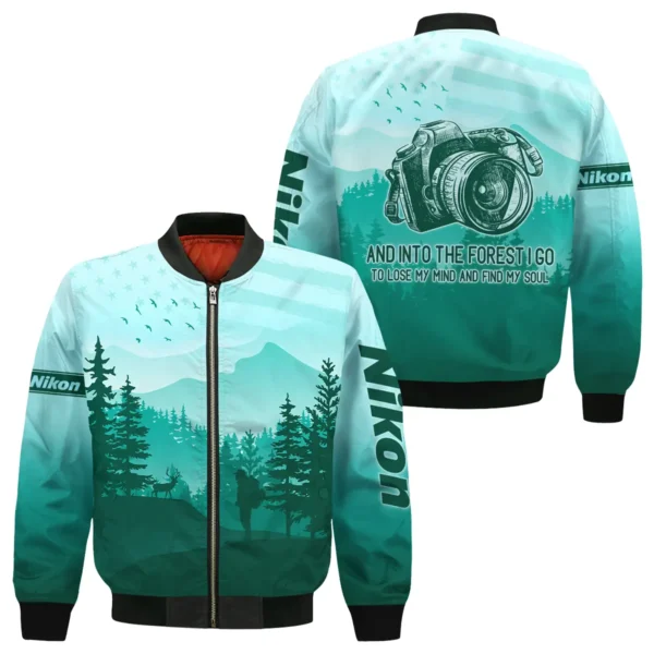 And Into The Forest I Go To Lose My Mind And Find My Soul Nikon Photography Gift For Photographers All Over Prints BL2810240A1NK - Bomber