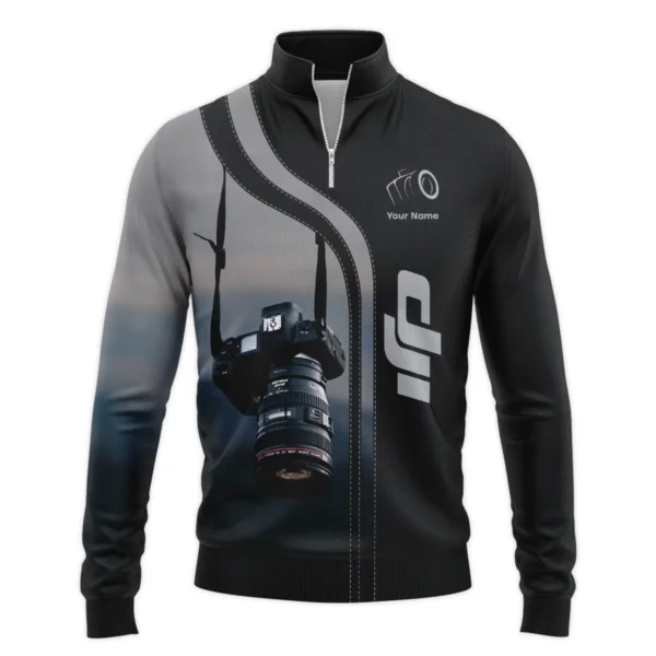 Personalized Gifts Custom Your Name DJI Photography Gift For Photographers All Over Prints BL2510240A1DJI - Quarter-Zip Jacket - Image 2