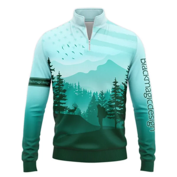 And Into The Forest I Go To Lose My Mind And Find My Soul Blackmagic Design Photography Gift For Photographers All Over Prints BL2810240A1BMD - Quarter-Zip Jacket - Image 2