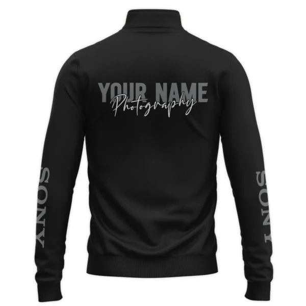 Personalized Gift Custom Name Sony Camera Photography Gift For Photographers All Over Prints BLPT1011240A1SN6 - Quarter-Zip Jacket - Image 3