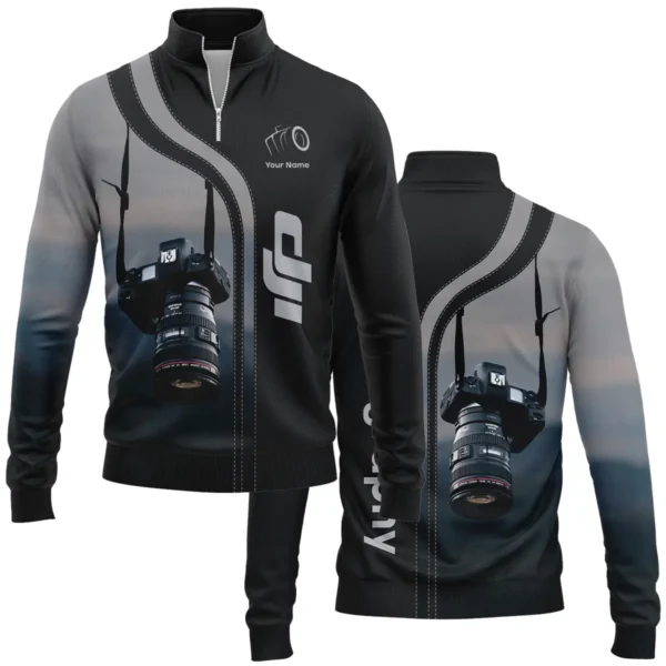 Personalized Gifts Custom Your Name DJI Photography Gift For Photographers All Over Prints BL2510240A1DJI - Quarter-Zip Jacket