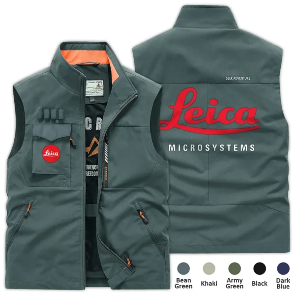 Special Release Leica Photography Outdoor Sleeveless Vest Gift For Photographers BLPT2809240A3LC - Bean Green