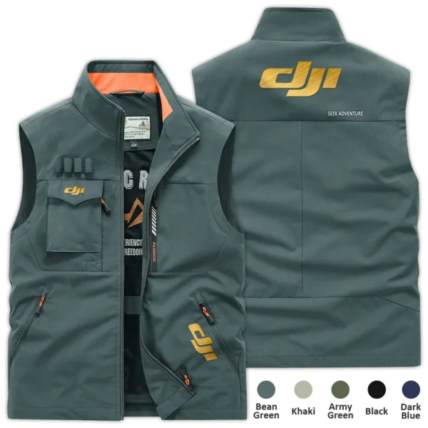 DJI Gift For Photographers Photography Outdoor Vest BLPV2710240A2DJI - BeanGreen