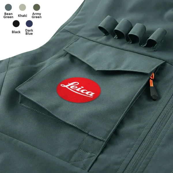 Special Release Leica Photography Outdoor Sleeveless Vest Gift For Photographers BLPT2809240A3LC - Bean Green - Image 2