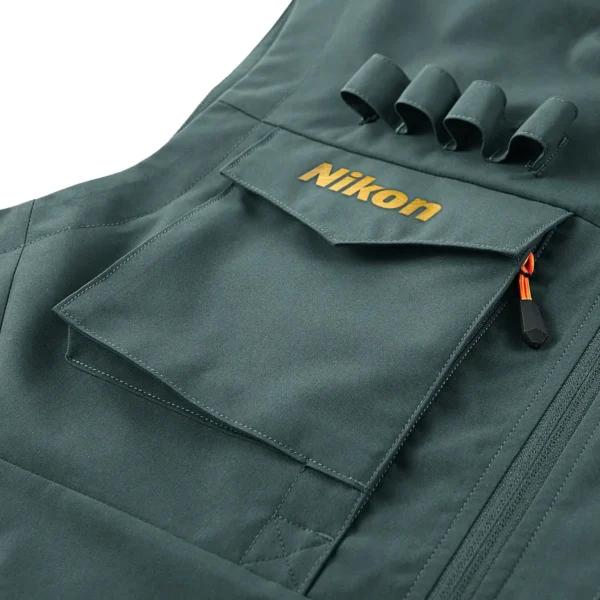 Nikon Gift For Photographers Photography Outdoor Vest BLPV2710240A2NK - BeanGreen - Image 2