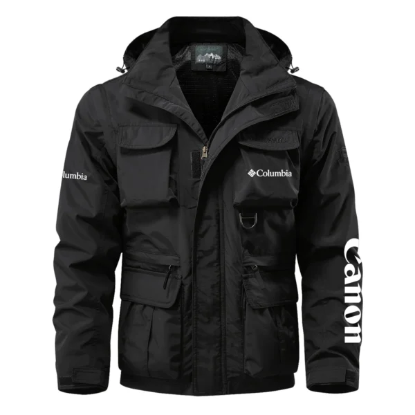 Columbia Sportswear x Canon Gift For Photographers Multi Pocket Jacket Detachable Hood and Sleeves BL2611240A5CSCN - Black - Image 2