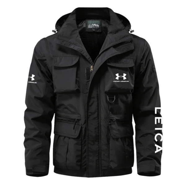 Under Armour x Leica Gift For Photographers Multi Pocket Jacket Detachable Hood and Sleeves BL2611240A5UALC - Black - Image 2