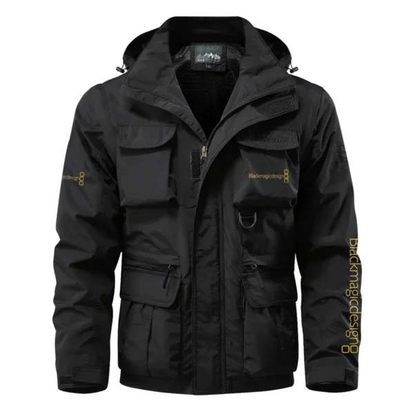 Blackmagic Design Photography Gift For Photographers Multi Pocket Jacket BLPT711240A1BMDMPJ - Black - Image 2