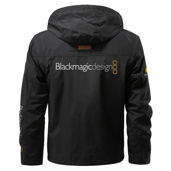 Carhartt x Blackmagic Design Gift For Photographers Multi Pocket Jacket Detachable Hood and Sleeves BL2611240A5CARBMD - Black - Image 3
