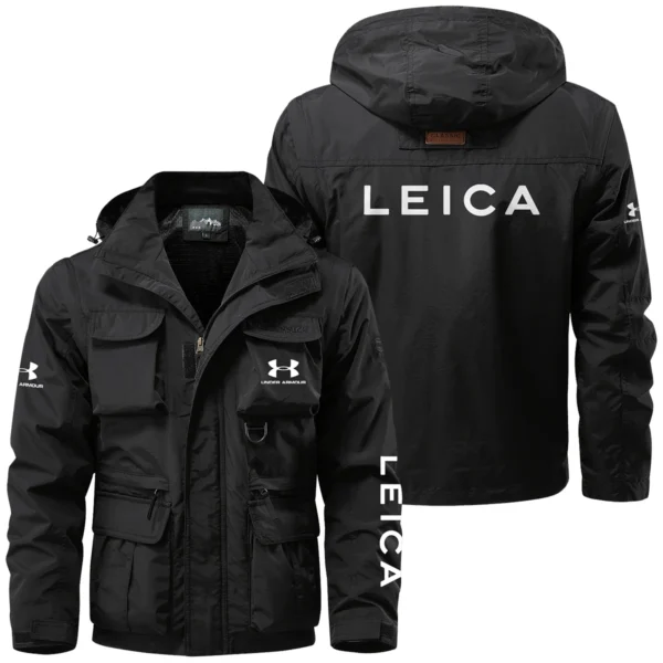 Under Armour x Leica Gift For Photographers Multi Pocket Jacket Detachable Hood and Sleeves BL2611240A5UALC - Black