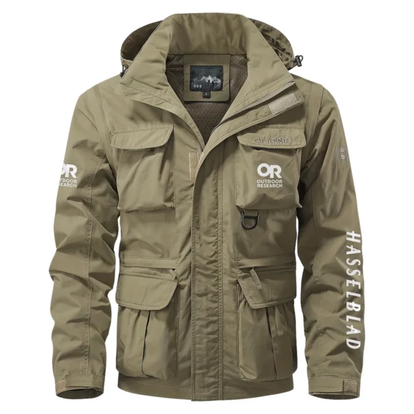 Outdoor Research x Hasselblad Gift For Photographers Multi Pocket Jacket Detachable Hood and Sleeves BL2611240A5ORHSB - Khaki - Image 2