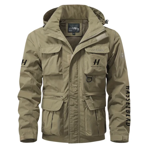 Hasselblad Photography Gift For Photographers Multi Pocket Jacket BLPT1811240A1HSBMPJ - Khaki - Image 2