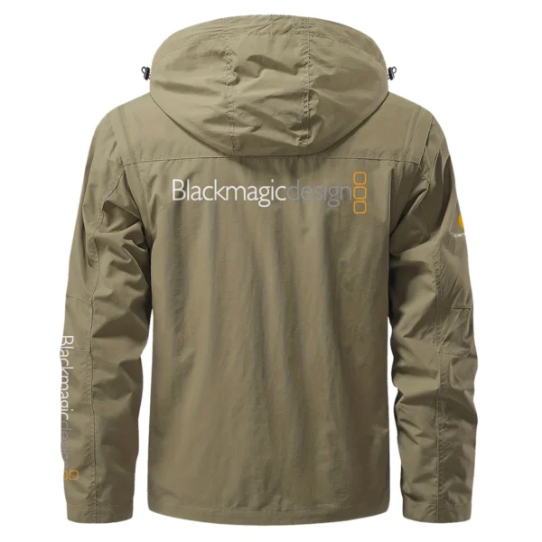 Carhartt x Blackmagic Design Gift For Photographers Multi Pocket Jacket Detachable Hood and Sleeves BL2611240A5CARBMD - Khaki - Image 3
