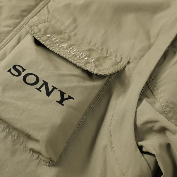 Sony Photography Gift For Photographers Multi Pocket Jacket BLPT1811240A1SNMPJ - Khaki - Image 5