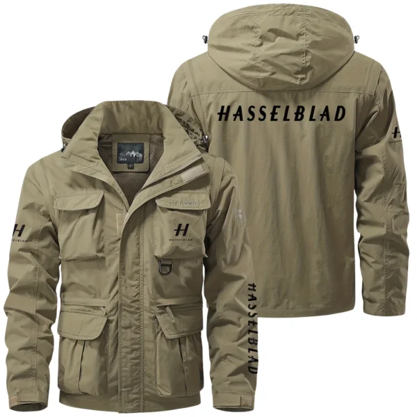 Hasselblad Photography Gift For Photographers Multi Pocket Jacket BLPT1811240A1HSBMPJ - Khaki