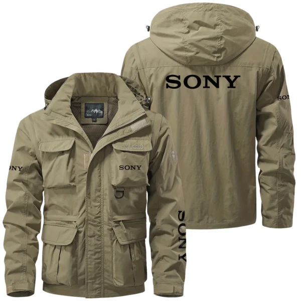 Sony Photography Gift For Photographers Multi Pocket Jacket BLPT1811240A1SNMPJ - Khaki