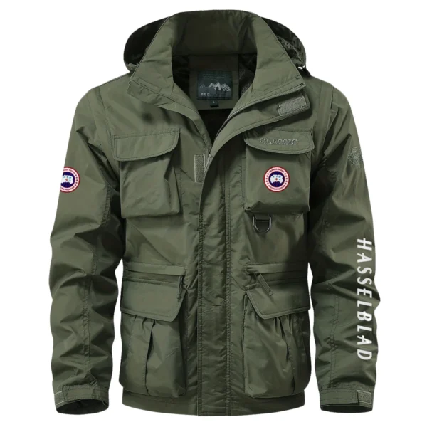 Canada Goose x Hasselblad Gift For Photographers Multi Pocket Jacket Detachable Hood and Sleeves BL2611240A5CGHSB - Army Green - Image 2