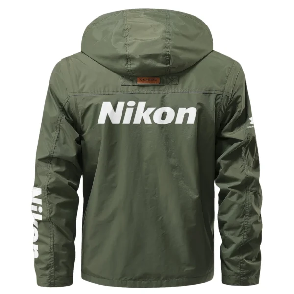 Under Armour x Nikon Gift For Photographers Multi Pocket Jacket Detachable Hood and Sleeves BL2611240A5UANK - Army Green - Image 3