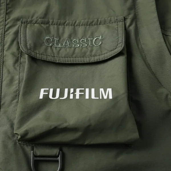 Fujifilm Photography Gift For Photographers Multi Pocket Jacket BLPT1811240A1FJFMPJ - Army Green - Image 5
