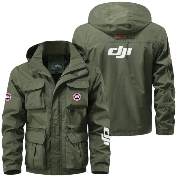 Canada Goose x DJI Gift For Photographers Multi Pocket Jacket Detachable Hood and Sleeves BL2611240A5CGDJI - Army Green