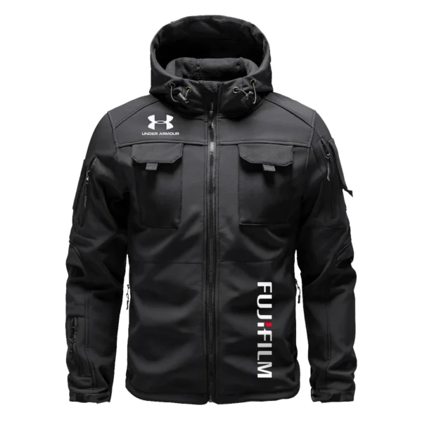 Under Armour x Fujifilm Gift For Photographers Outdoor Tactical Beetle Hooded Jacket With Pockets - BL2611240A4UAFJF - Black - Image 2