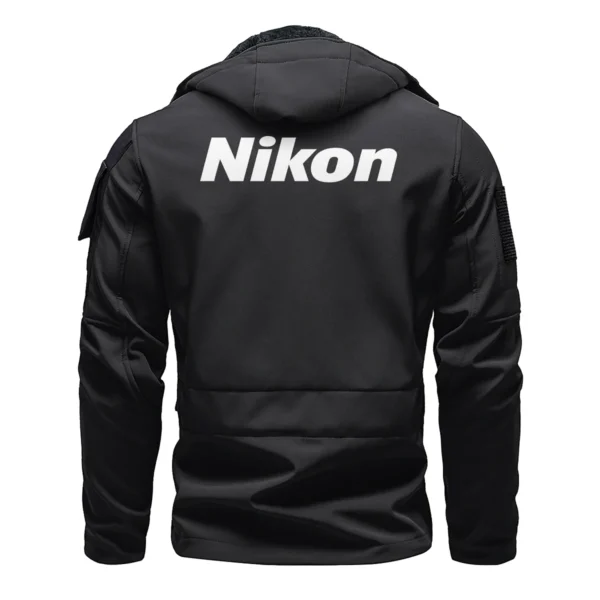 Under Armour x Nikon Gift For Photographers Outdoor Tactical Beetle Hooded Jacket With Pockets - BL2611240A4UANK - Black - Image 3