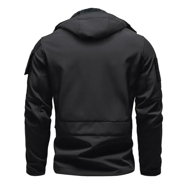 Under Armour Outdoor Clothing Brand Gift For Photographers Outdoor Tactical Beetle Hooded Jacket With Pockets - BLBR912240A1UABHJ - Black - Image 3