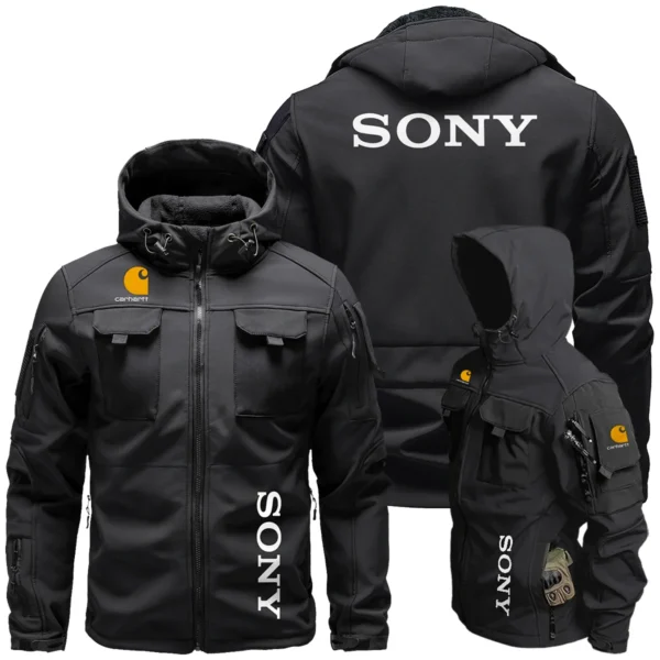 Carhartt x Sony Gift For Photographers Outdoor Tactical Beetle Hooded Jacket With Pockets - BL2611240A4CARSN - Black