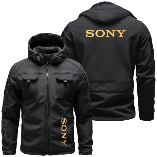 Sony Photography Gift For Photographers Outdoor Tactical Beetle Hooded Jacket With Pockets - BLPT711240A1SNBHJ - Black