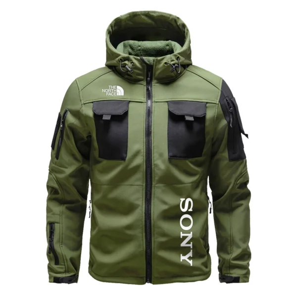 The North Face x Sony Gift For Photographers Outdoor Tactical Beetle Hooded Jacket With Pockets - BL2611240A4TNFSN - ArmyGreen - Image 2
