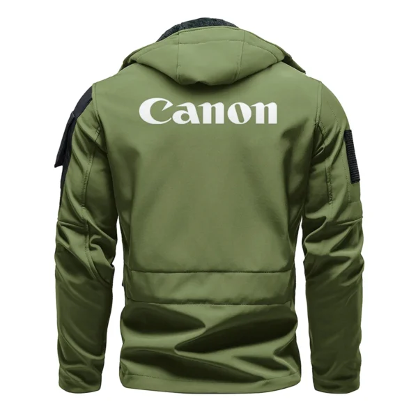 Columbia Sportswear x Canon Gift For Photographers Outdoor Tactical Beetle Hooded Jacket With Pockets - BL2611240A4CSCN - ArmyGreen - Image 3
