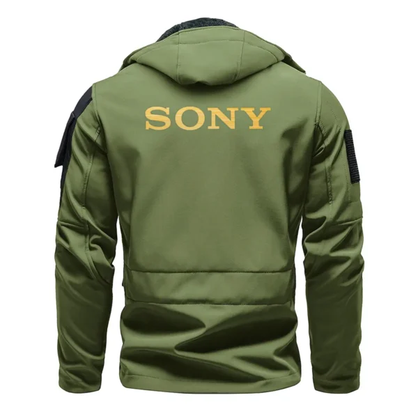 Sony Photography Gift For Photographers Outdoor Tactical Beetle Hooded Jacket With Pockets - BLPT711240A1SNBHJ - ArmyGreen - Image 3