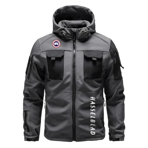 Canada Goose x Hasselblad Gift For Photographers Outdoor Tactical Beetle Hooded Jacket With Pockets - BL2611240A4CGHSB - Gray - Image 2