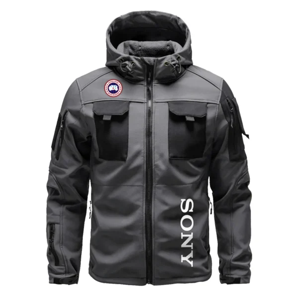 Canada Goose x Sony Gift For Photographers Outdoor Tactical Beetle Hooded Jacket With Pockets - BL2611240A4CGSN - Gray - Image 2