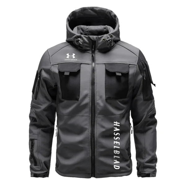 Under Armour x Hasselblad Gift For Photographers Outdoor Tactical Beetle Hooded Jacket With Pockets - BL2611240A4UAHSB - Gray - Image 2