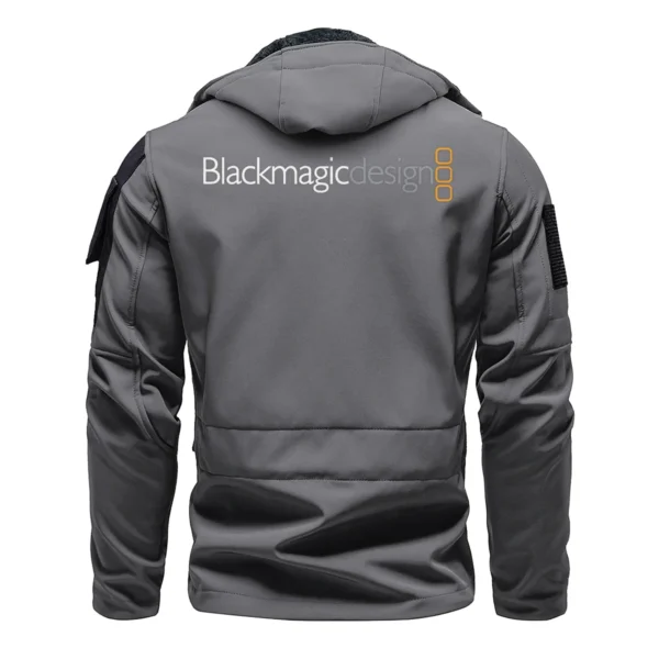 Canada Goose x Blackmagic Design Gift For Photographers Outdoor Tactical Beetle Hooded Jacket With Pockets - BL2611240A4CGBMD - Gray - Image 3