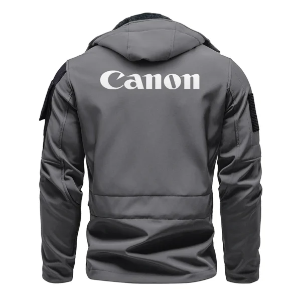 Canada Goose x Canon Gift For Photographers Outdoor Tactical Beetle Hooded Jacket With Pockets - BL2611240A4CGCN - Gray - Image 3
